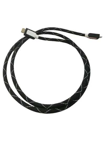 Hama HDMI Kabel Schwarz Stoffummantelt Premium Qualität