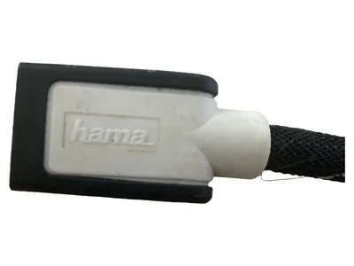 Hama HDMI Kabel Schwarz Stoffummantelt Premium Qualität