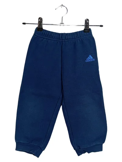 Adidas Jogginghose Baby Kinder Gr. 86 Blau Sweatpants Sport
