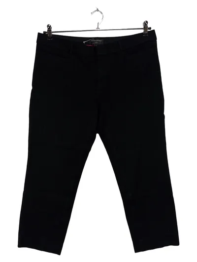 Banana Republic Sloan Stoffhose Damen Business Cropped Schwarz Gr. 44