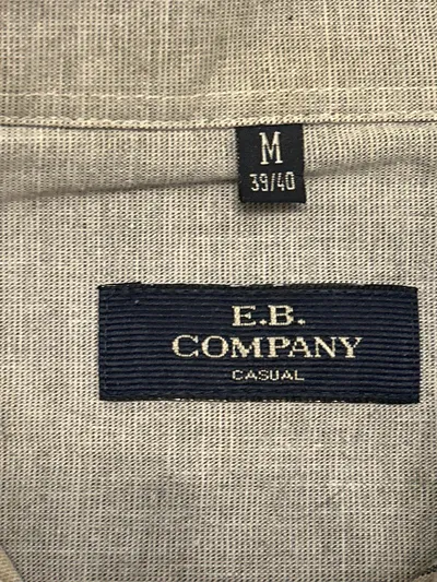 E.B. Company Herren Freizeithemd Kariert Langarm Beige Gr. 50 L Baumwolle