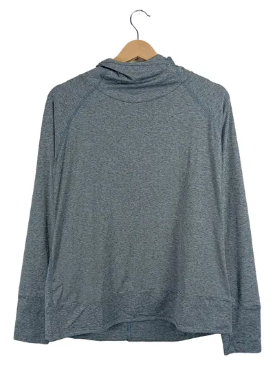 VENICE BEACH Damen Kapuzenpullover Hoodie Gr. M grau meliert Sportlich