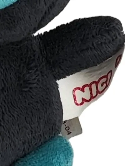 NICI Plüschfigur Taucher Schlüsselanhänger schwarz türkis 13 cm