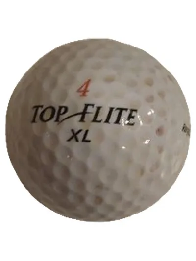 Top Flite XL Golfball Weiß Nr. 4 gebraucht Golf Ball