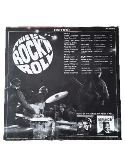 This Is Rock 'n' Roll LP Vinyl Fats Domino Eddie Cochran Jerry Lee Lewis