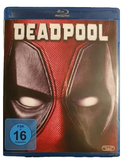 Deadpool Blu-Ray Ryan Reynolds Marvel Actionfilm FSK 16 Full HD 1080p