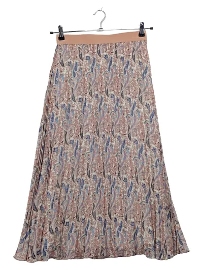 EsQualo Faltenrock Damen Gr. 36/S Paisley Muster Maxirock Boho