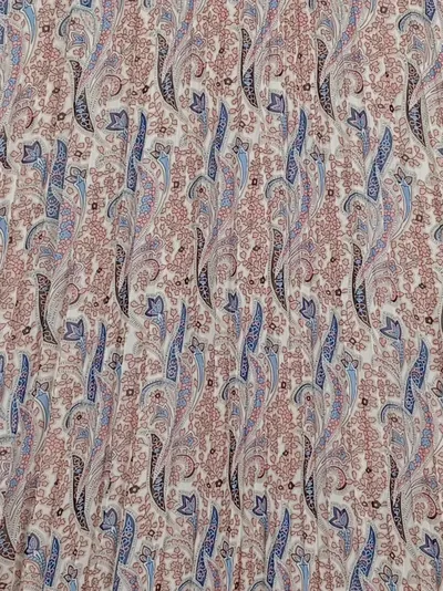 EsQualo Faltenrock Damen Gr. 36/S Paisley Muster Maxirock Boho