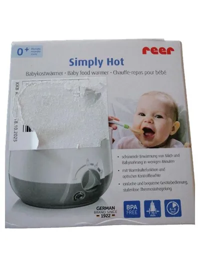 reer Simply Hot Babykostwärmer Art.Nr. 3310 BPA-frei Flaschenwärmer