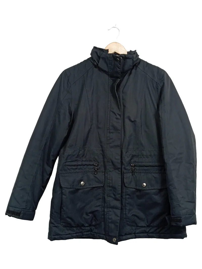 Crossfield Damen Outdoorjacke Schwarz Gr. M Winterjacke Parka 1