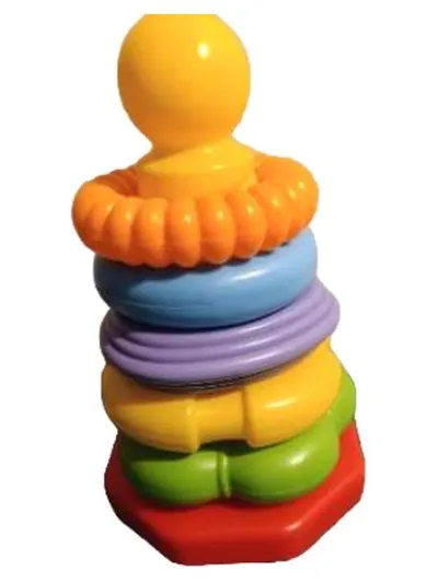 Fisher-Price Stapelturm Stapelspiel Baby Kleinkind Motorik Mehrfarbig