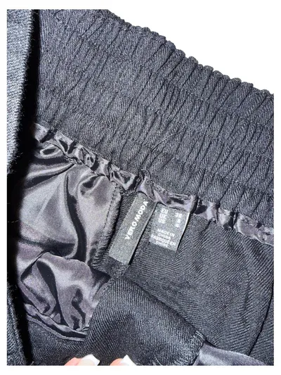 Vero Moda Damen Twin Set Kurzarmshirt und Culotte Hose Schwarz Gr. 36
