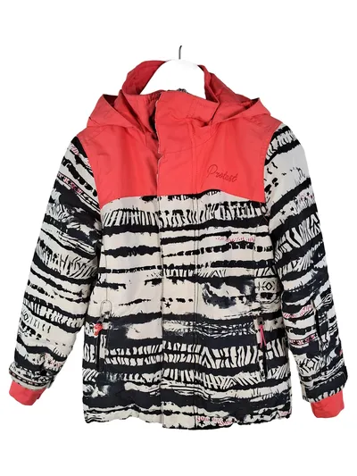 Protest Kinder Skijacke Gr. 110 Mehrfarbig Zebra Muster Winterjacke