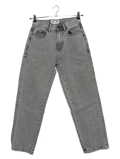 FSBN Damen Jeans Regular Fit Grau W27/L29 Gr. 36 Casual Denim