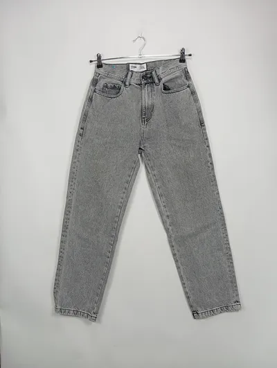 FSBN Damen Jeans Regular Fit Grau W27/L29 Gr. 36 Casual Denim