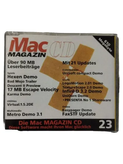 Mac Magazin CD Nr. 23 - Software für Mac OS - 610 MB