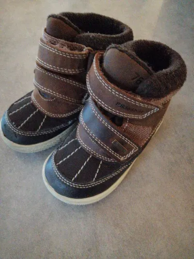 Primigi Kinder Winterstiefel Gore-Tex Gr. 24 Braun Klettverschluss