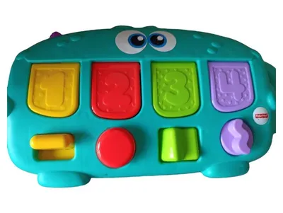 Fisher-Price Monster Sortierspiel Lernspielzeug Farben Motorik Baby ab 6 Monate