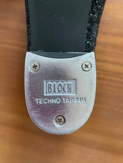 Bloch Techno Tap Steppschuhe Kinder Glitzer Schwarz Gr. 31,5