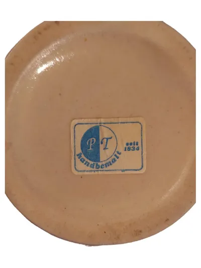 PT Keramikdose Vorratsbehälter Pfeffer handbemalt blau weiß mit Deckel