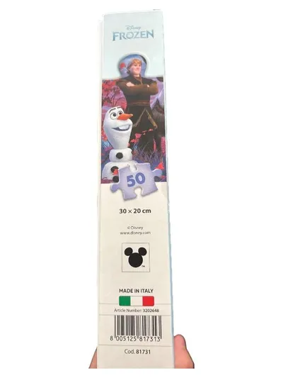 Clementoni Disney Frozen Puzzle 50 Teile Olaf Kristoff 30x20cm NEU