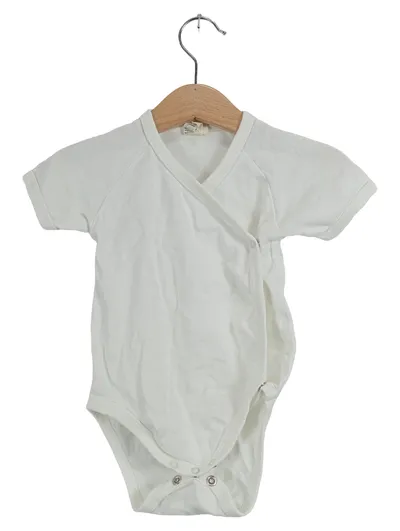 ALANA Baby Wickelbody Kurzarm Weiß Gr. 62/68 Baumwolle