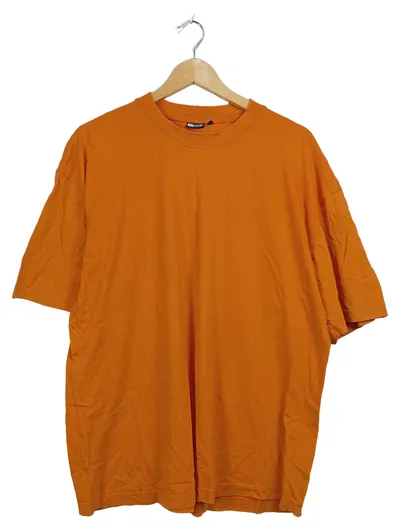 Henry Morell Herren T-Shirt Basic Orange Baumwolle Gr. XXL 60/62