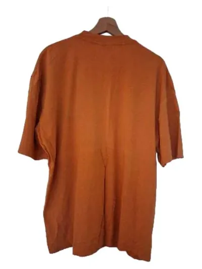 Henry Morell Herren T-Shirt Basic Orange Baumwolle Gr. XXL 60/62