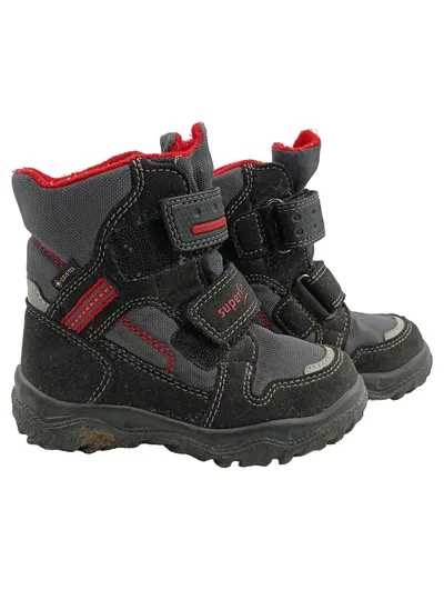 Superfit Husky Winterstiefel Kinder Gr. 26 Grau Gore-Tex Schneestiefel