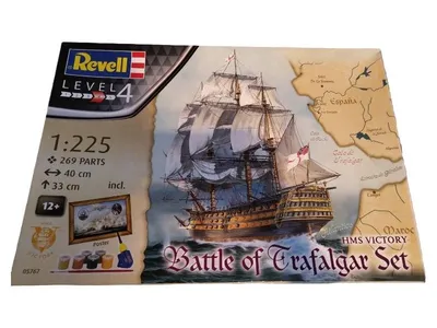 Revell 05767 HMS Victory Battle of Trafalgar Modellbausatz 1:225