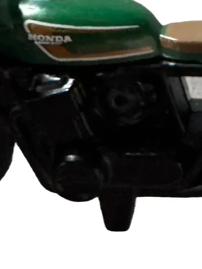 Mattel Hot Wheels Honda CB750 Cafe Racer Modell Motorrad Grün 6cm