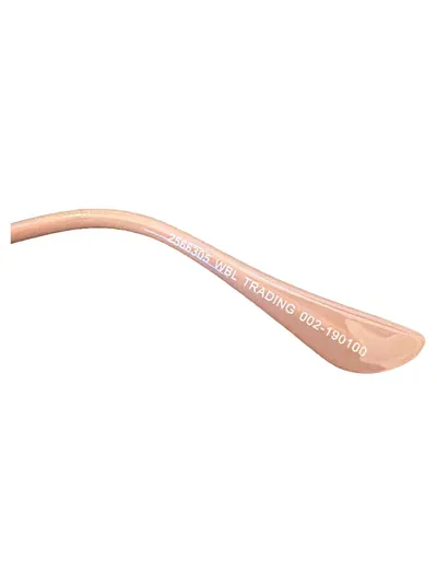 WBL Trading Sonnenbrille Damen Oval Retro Kunststoff Metall Rosa Braun