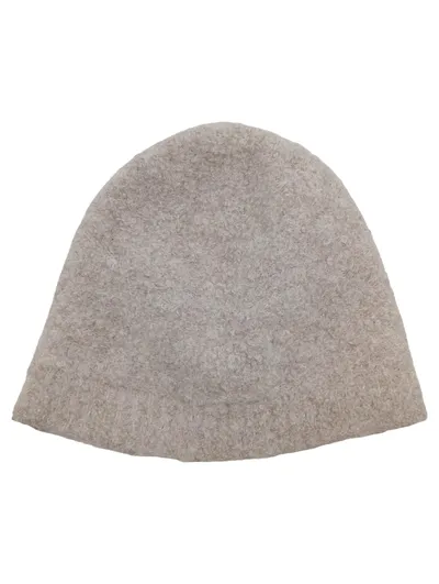 DRYKORN Mütze PEAK Beige Alpaka Wolle Damen One Size Wintermütze