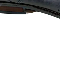 AM Shoe Company Derby Schnürschuhe Herren Leder Blau Lochmuster Gr. 43 4