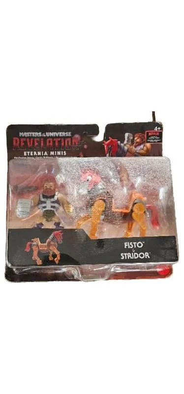 Mattel MOTU Revelation Eternia Minis Fisto Stridor Actionfigur Mehrfarbig 6cm