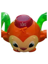 Bright Starts Roll & Glow Monkey Motorikspielzeug Baby Orange Grün 2