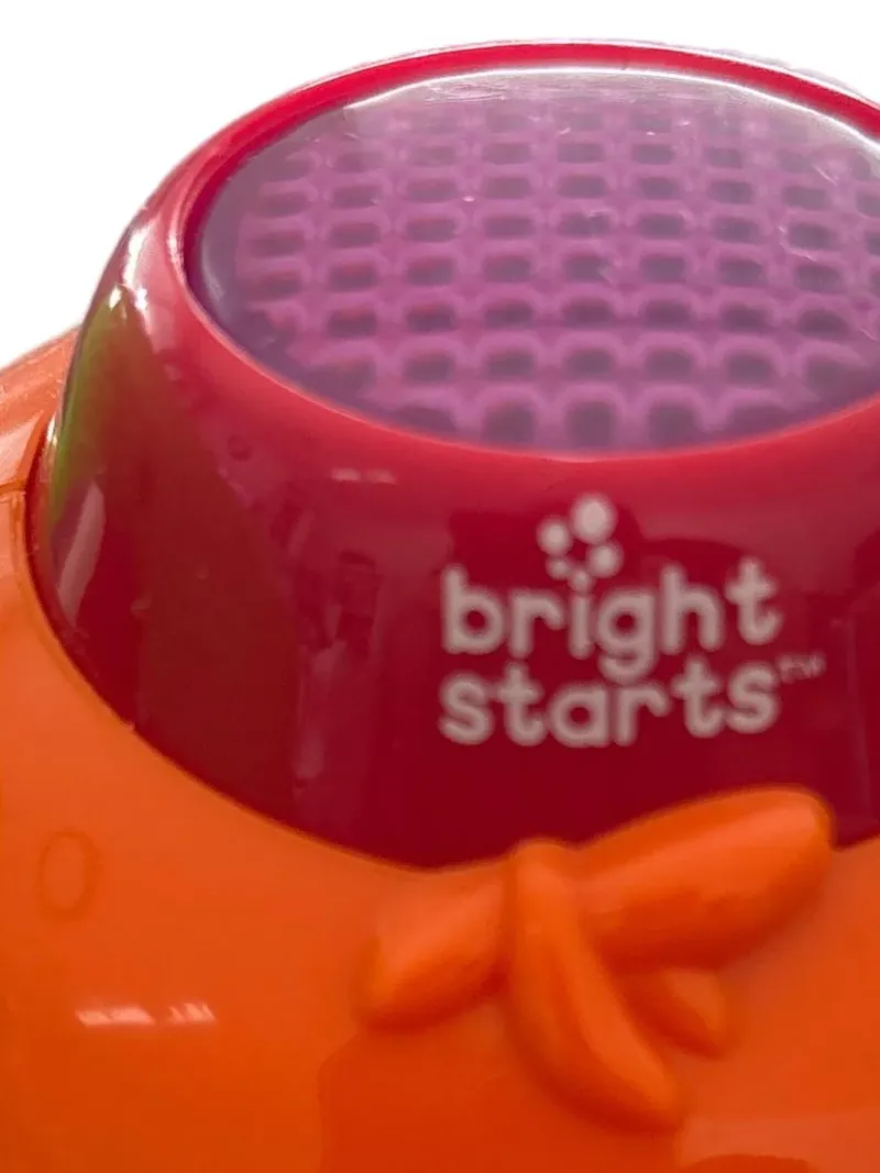 Bright Starts Roll & Glow Monkey Motorikspielzeug Baby Orange Grün 3