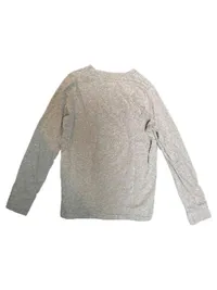 Abercrombie Kids Langarmshirt Grau Elch Meliert Logo Gr. 158 Kinder 4