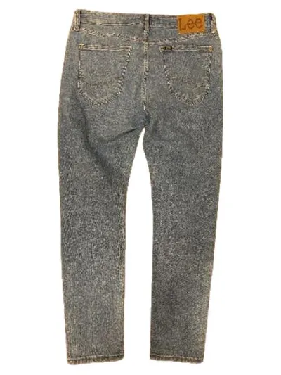 Lee Herren Jeans Straight Leg Denim Hose Blau W32 L30 Stretch