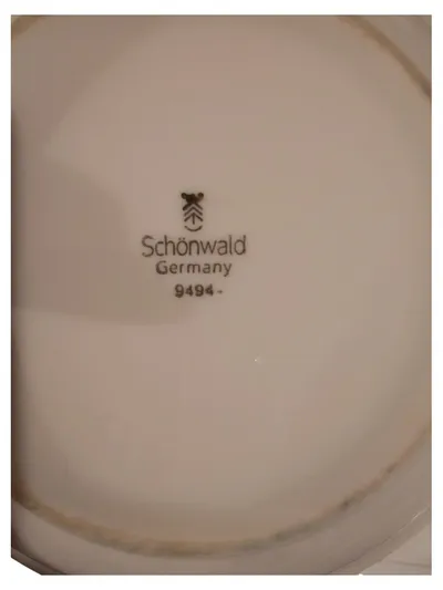 Schönwald Dipschale Porzellan Weiß 13 cm Germany 9494 Gastro
