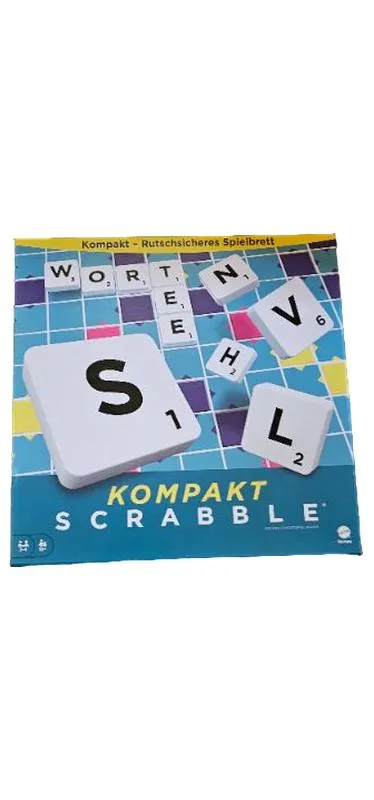 Mattel Kompakt Scrabble Mitbringspiel Reisespiel Wortspiel Brettspiel