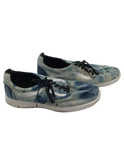 Vans ISO 1.5 Sneaker Herren Gr. 45 Denim Acid Wash Blau Weiß