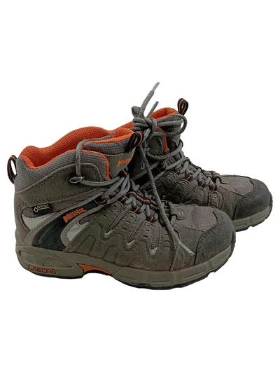 Meindl Kinder Wanderschuhe Gore-Tex Gr. 30 Grau Orange Outdoor