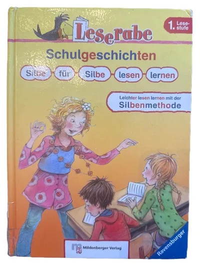 Leserabe Erstlesebuch 1. Klasse Schulgeschichten Silbenmethode Lesenlernen