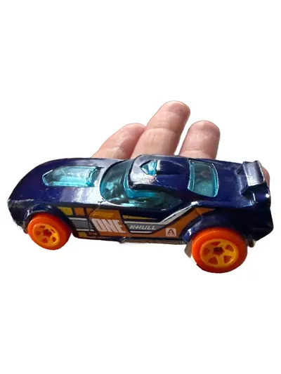 Hot Wheels Fast Fish Spielzeugauto Metall Blau 7cm 2cm Gebraucht