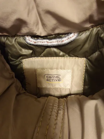 Camel Active Damen Parka Jacke Kapuze Beige Gr. 36/S Outdoor