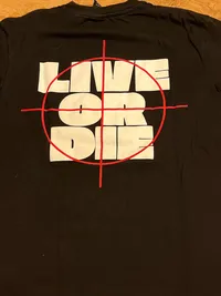 Black Squad Herren T-Shirt Live Or Die Gr. XS Schwarz Streetwear 3