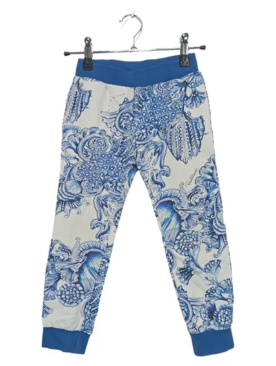 Roberto Cavalli Jogginghose Kinder Mädchen Gr. 116 Blau Paisley