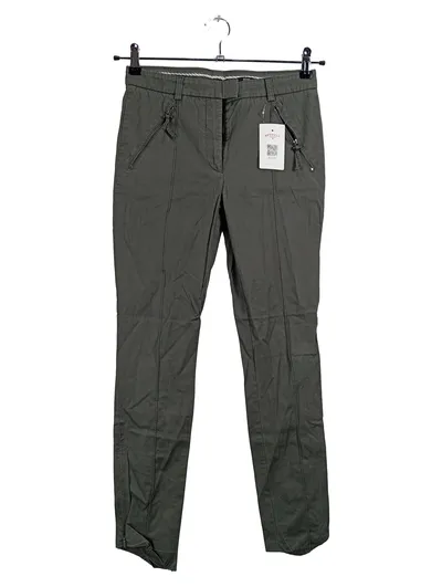 HUGO BOSS Damen Cargohose Oliv Gr. S/36 Baumwolle Casual