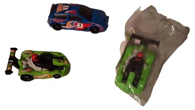 Hot Wheels Rallye & Go-Kart Set Spielzeugautos 3 Stück Mehrfarbig